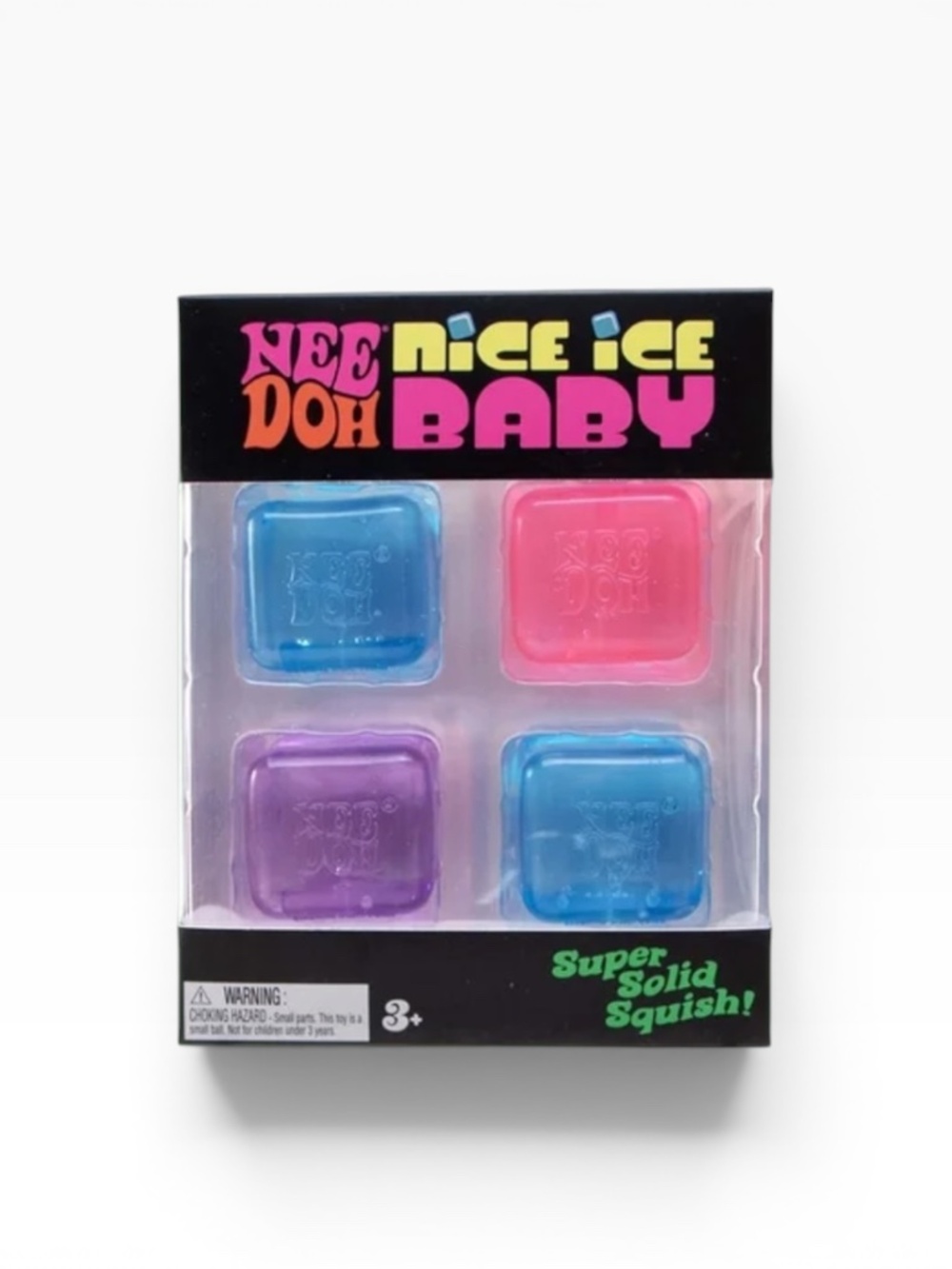 NeeDoh Nice Ice Baby 4 Pack Schylling Squishy Fidget Viral Toy NIB